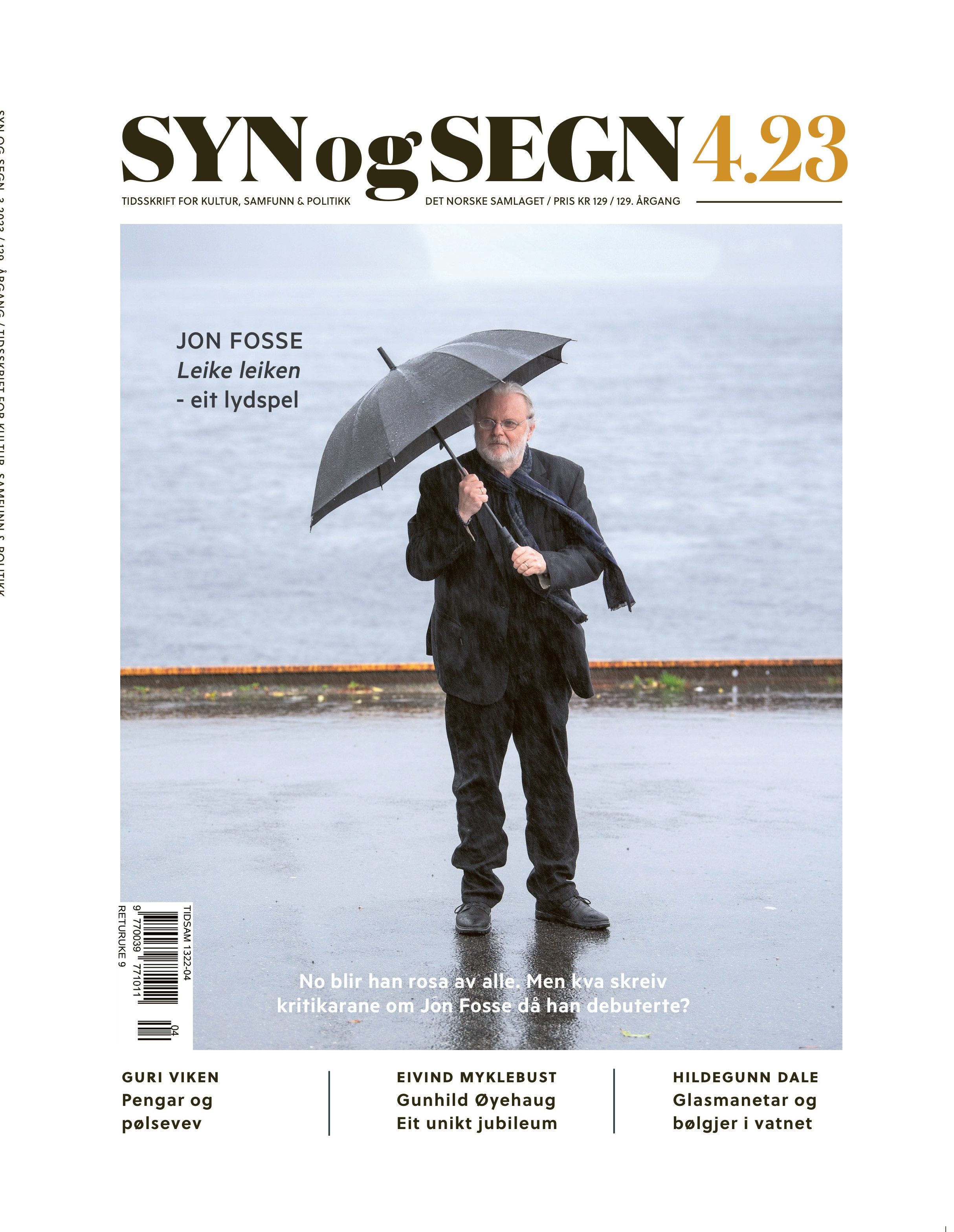 Syn og segn. Hefte 4-2023 - tidsskrift for kultur, samfunn & politikk