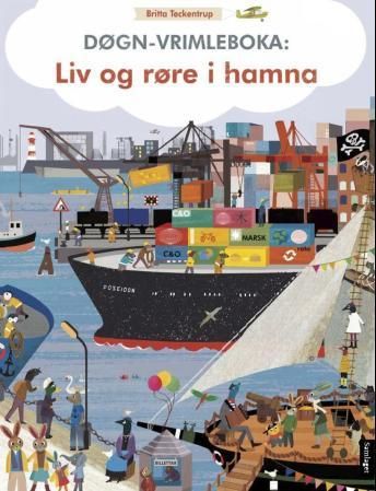 Døgn-vrimleboka - liv og røre i hamna