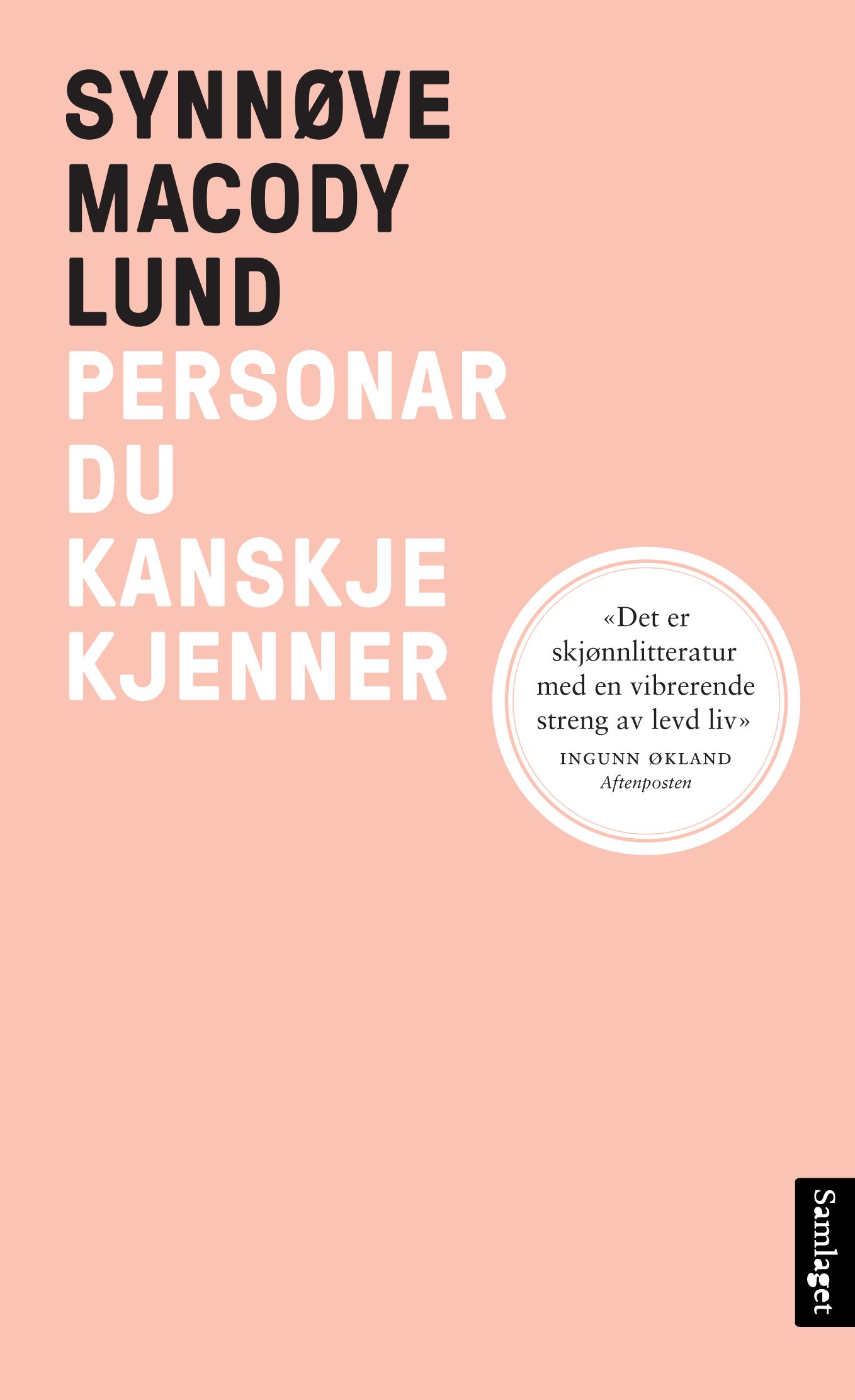 Personar du kanskje kjenner - roman