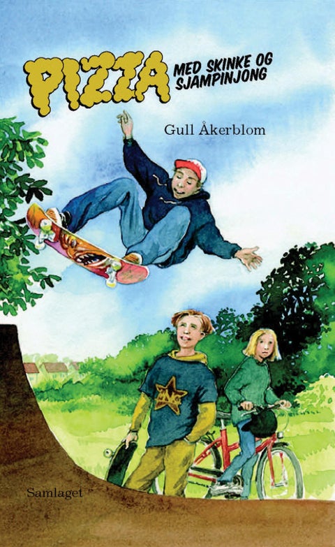 Pizza med skinke og sjampinjong - første boka om Moa og Samuel