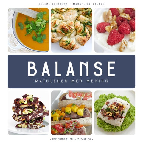 Balanse - matgleder med mening