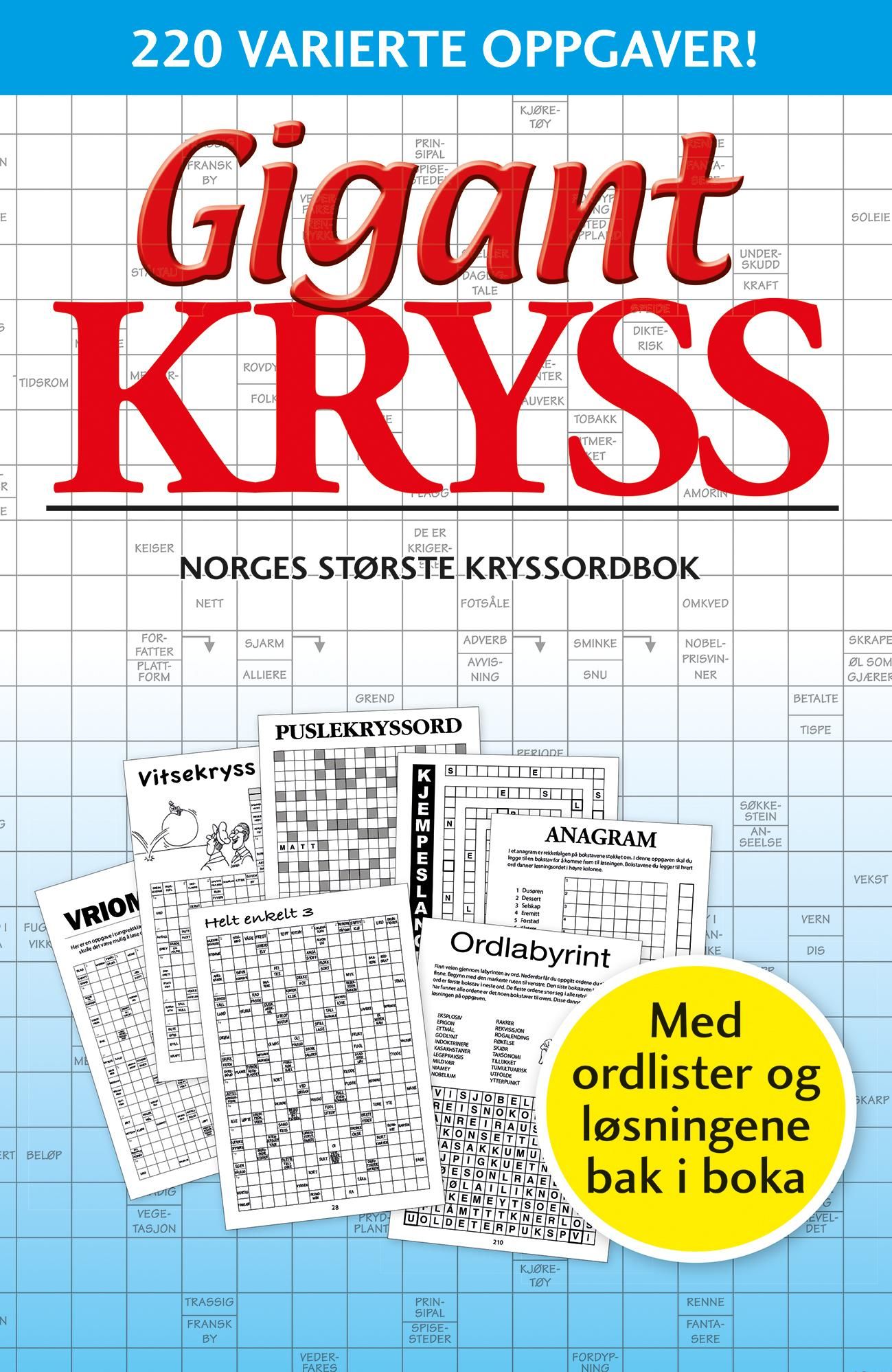 Gigantkryss 2 - Norges største kryssordbok