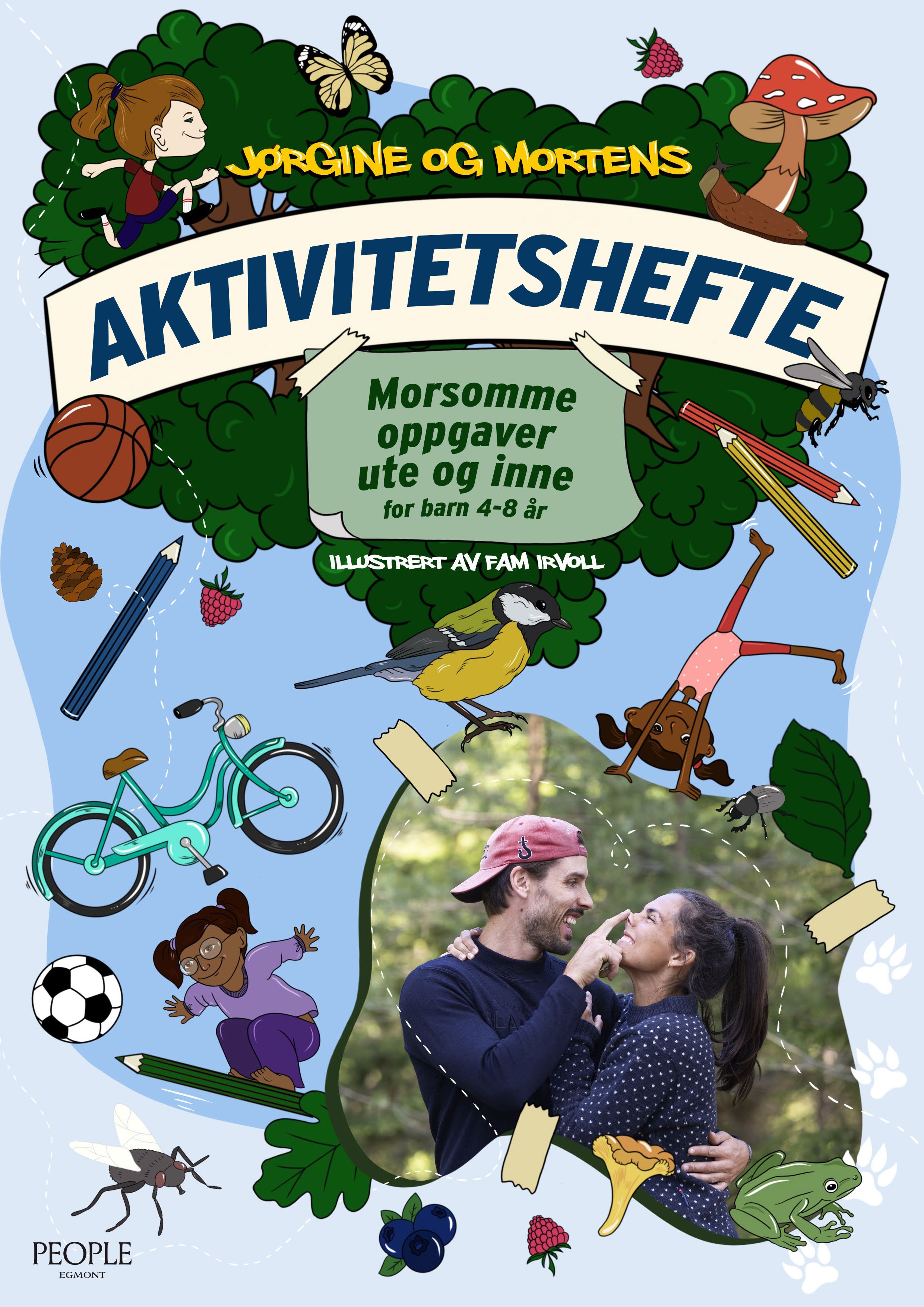 Jørgine og Mortens aktivitetshefte - morsomme oppgaver ute og inne