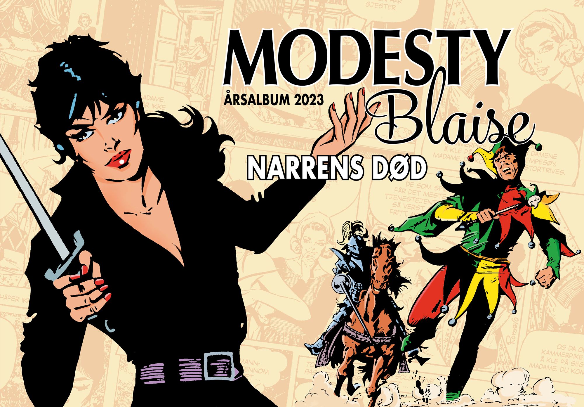 Narrens død - Modesty Blaise årsalbum 2023