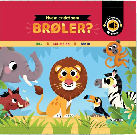 Hvem er det som brøler? - tell, let og finn, fakta