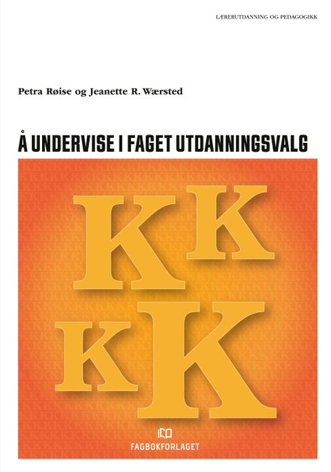 Å undervise i faget utdanningsvalg