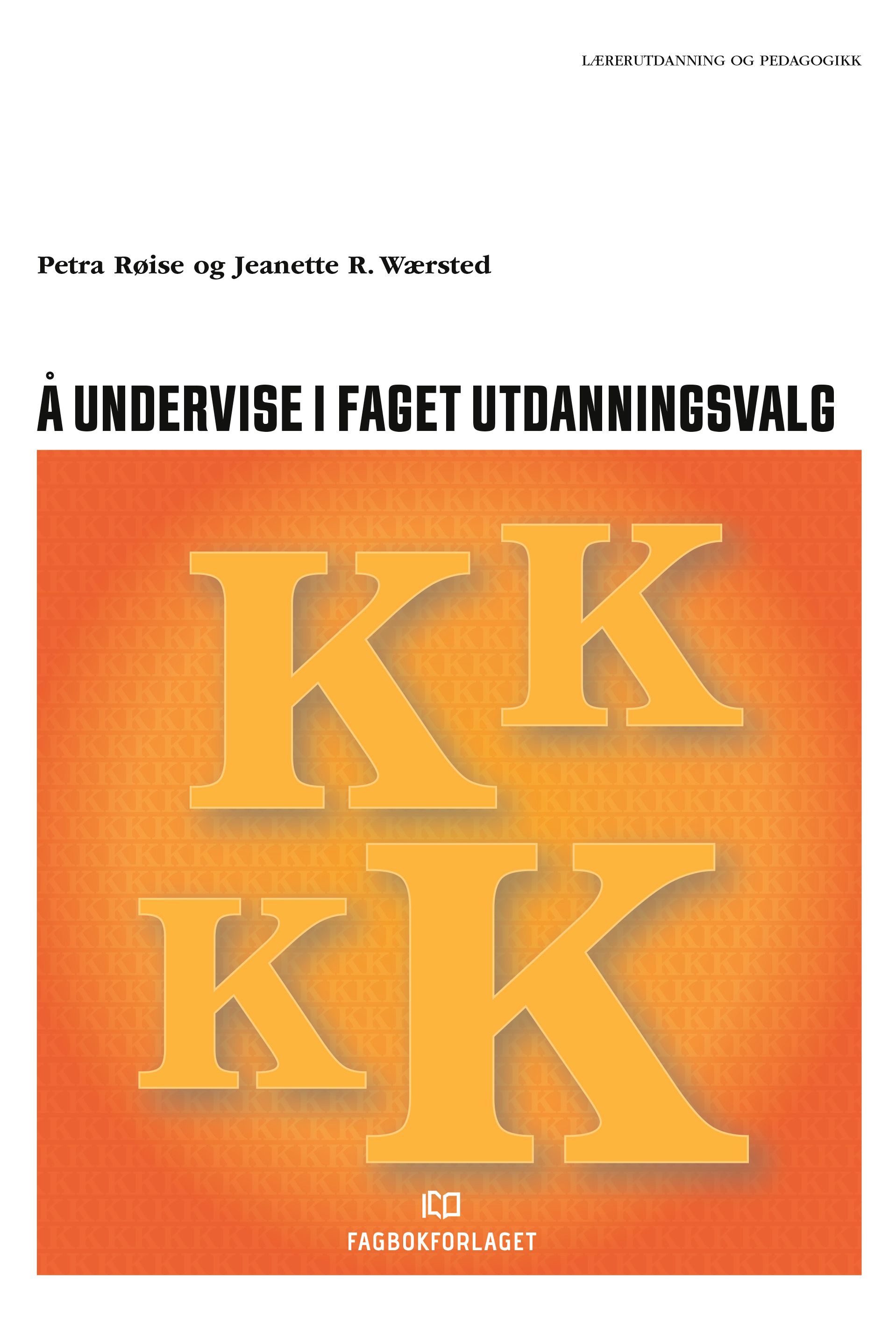 Å undervise i faget utdanningsvalg