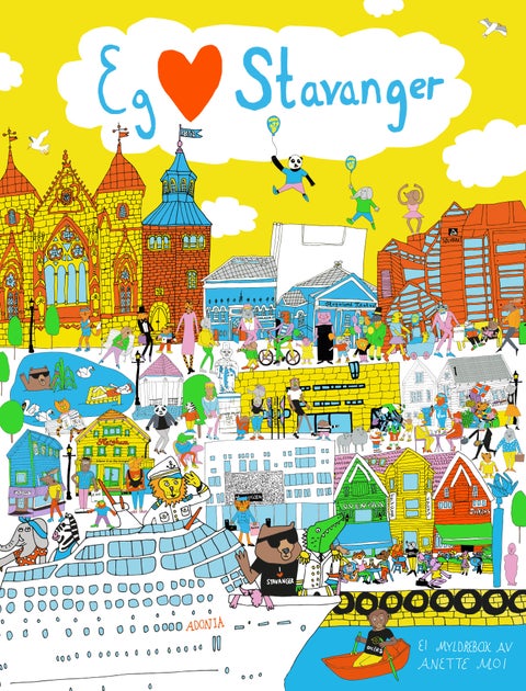 Eg elske Stavanger - ei myldrebok