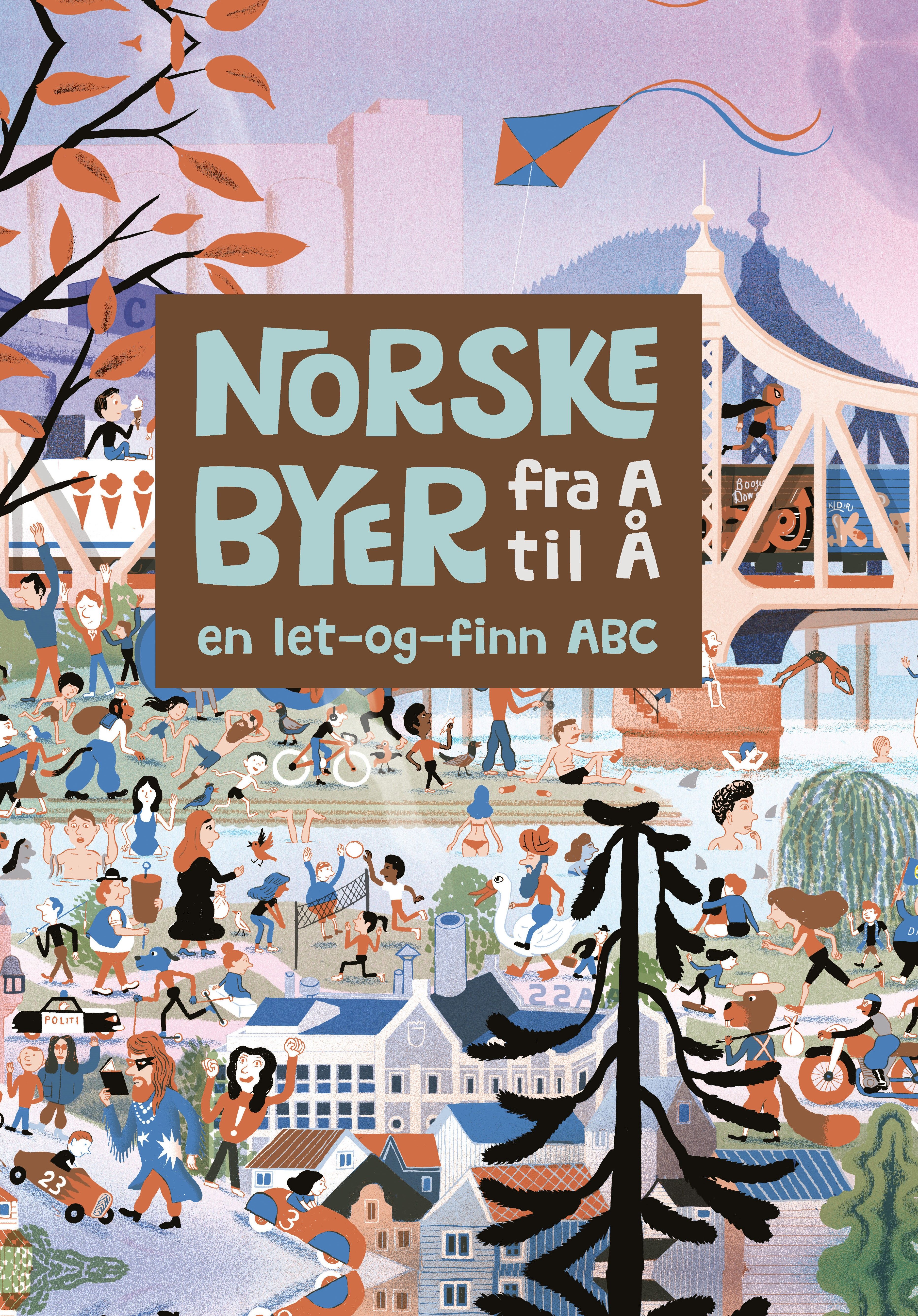 Norske byer fra A til Å - en let-og-finn ABC