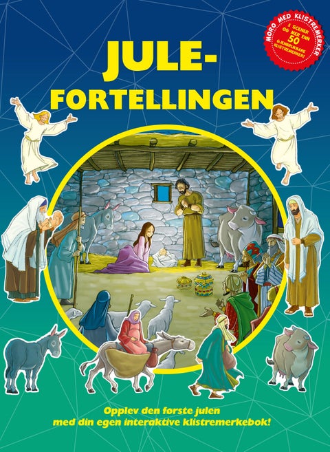 Julefortellingen - opplev den første julen med din egen interaktive klistremerkebok!