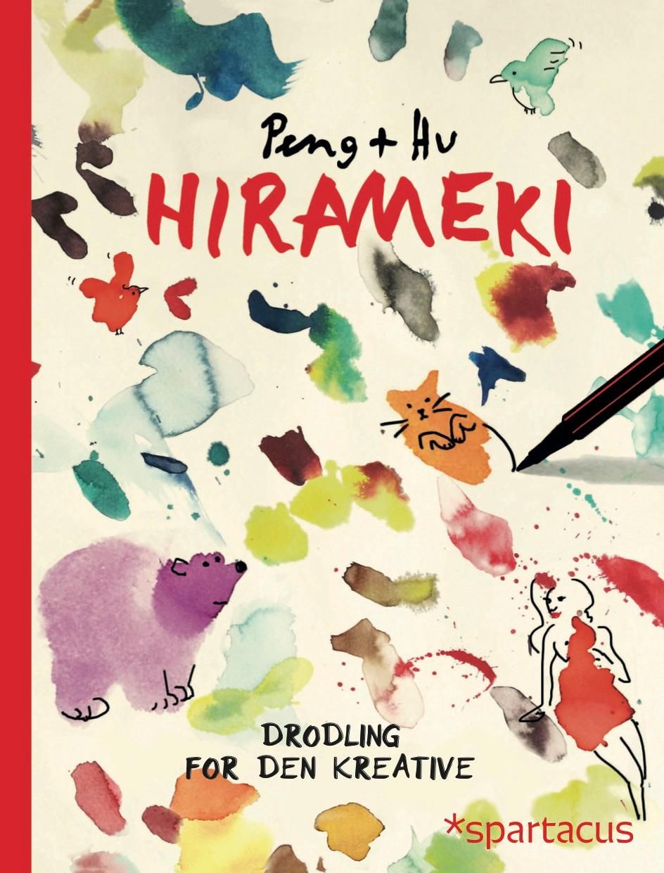 Hirameki - drodling for den kreative - en omvendt fargeleggingsbok