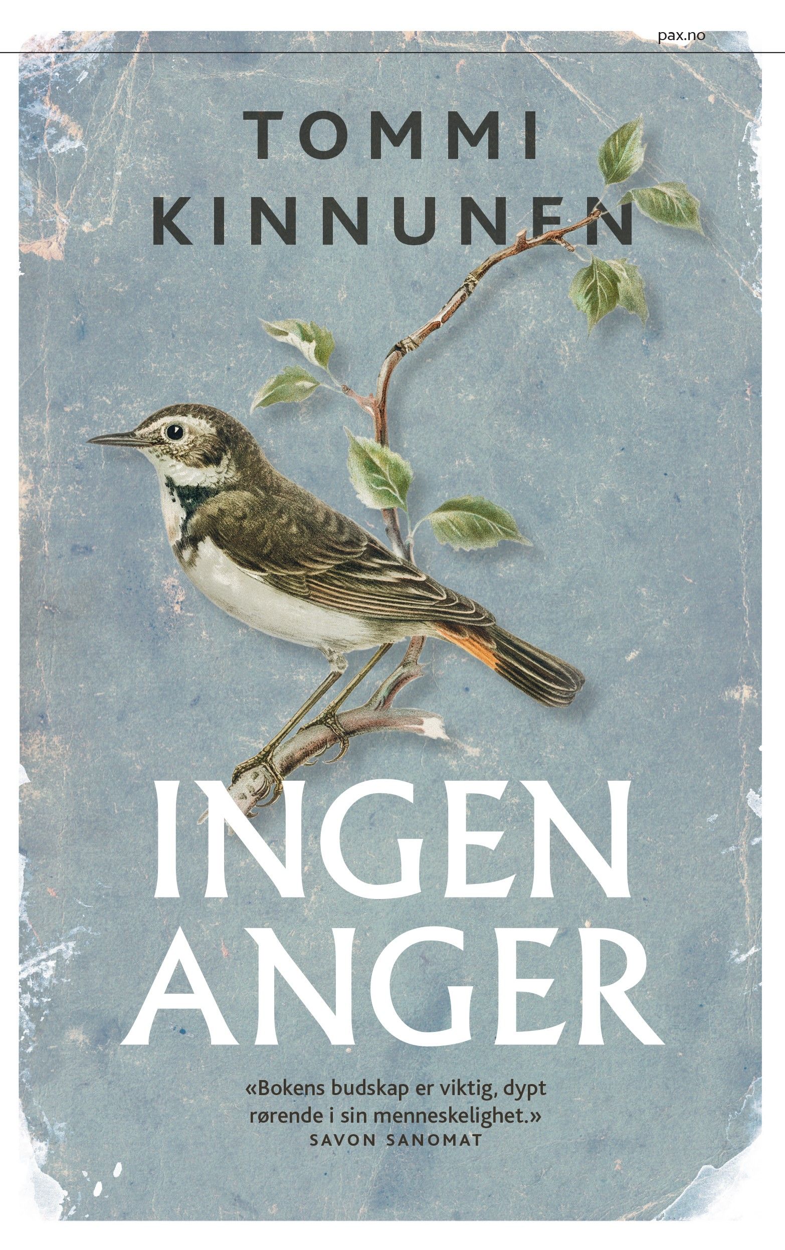 Ingen anger - vandringsroman