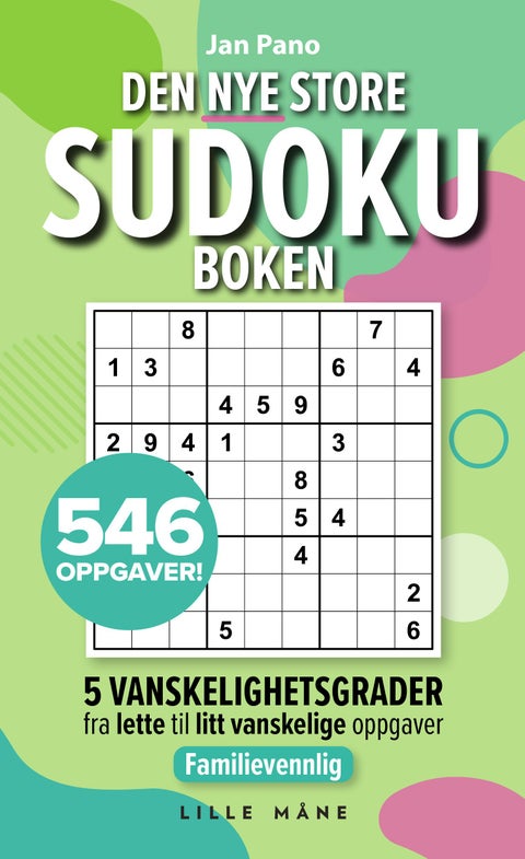 Den nye store sudoku-boken - 546 oppgaver
