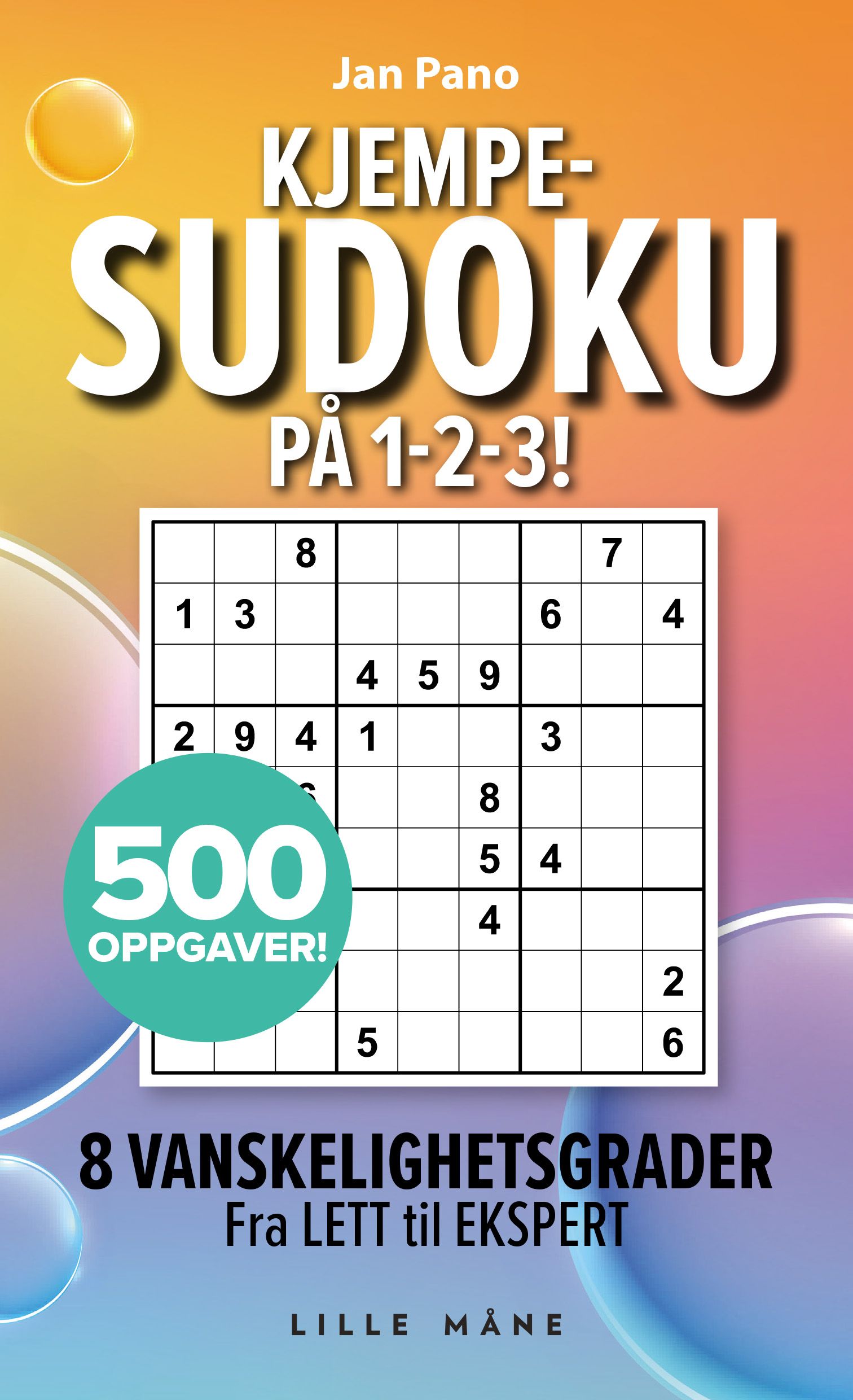 Kjempe-sudoku pø 1-2-3 - 500 varierte oppgaver inkludert 50 sudoku fra djevelen!