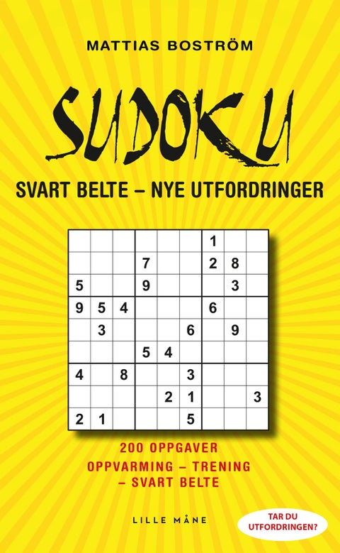 Sudoku - svart belte : 200 nye utfodringer