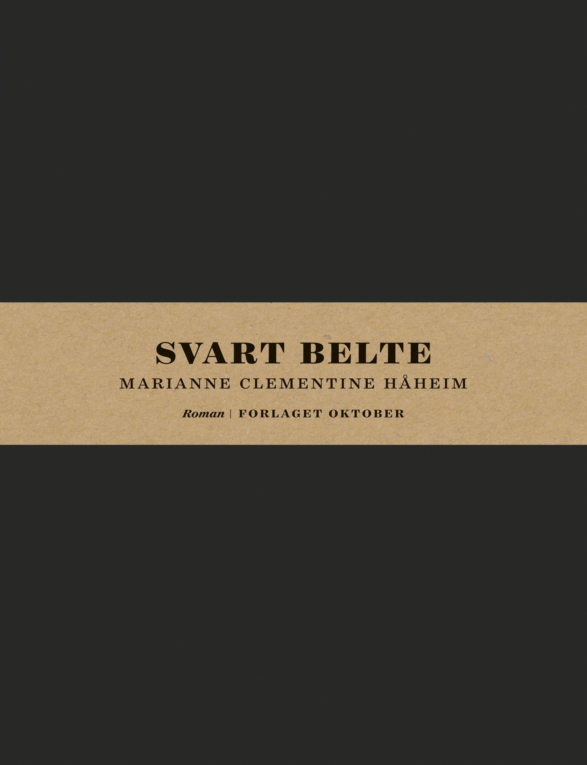 Svart belte - roman