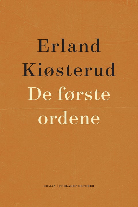 De første ordene - roman