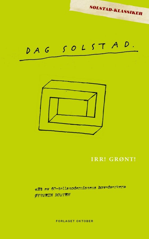 Irr! Grønt! - roman