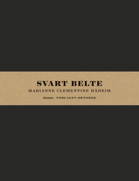 Svart belte - roman