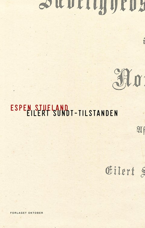 Eilert Sundt-tilstanden - sakpoesi