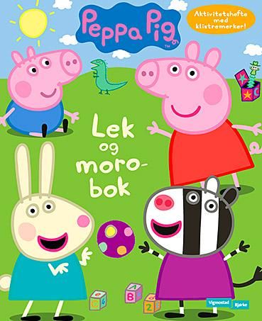 Peppa Pig lek og moro bok - bokstavplansjer