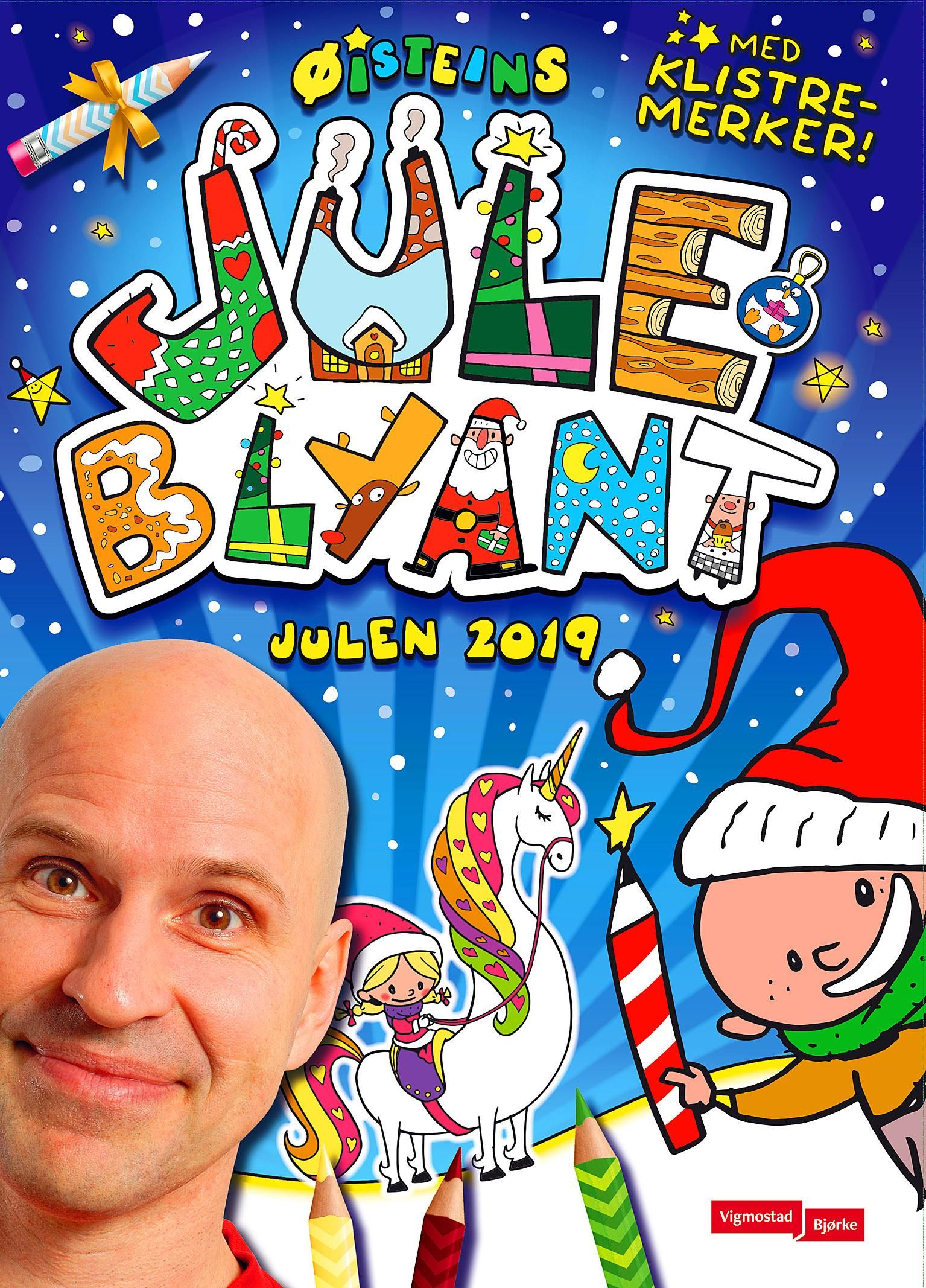 Øisteins juleblyant. Julen 2019. Med klistremerker! - julen 2019