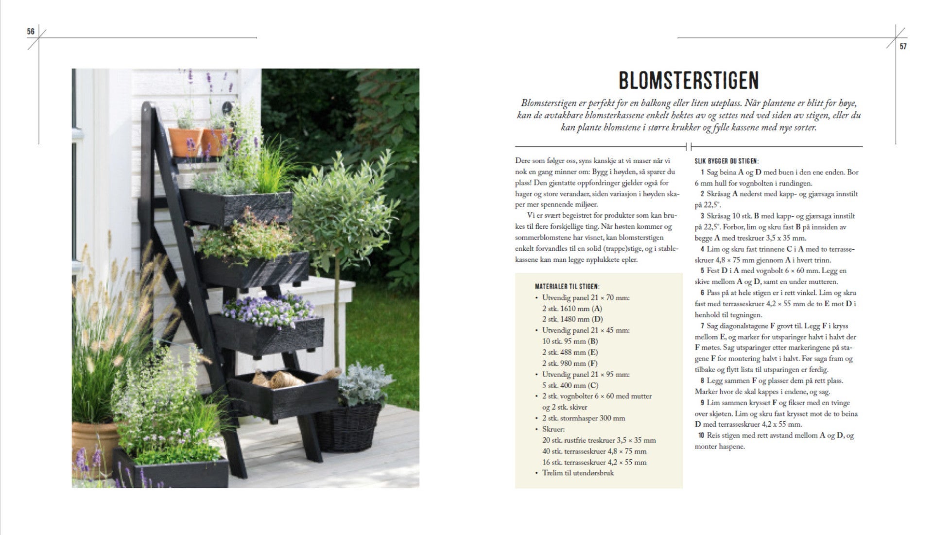 Snekring til uteplassen