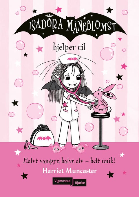 Isadora Måneblomst hjelper til