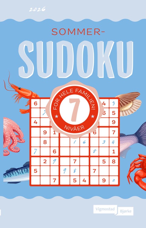 Sommersudoku 2026 - bokstavplansjer
