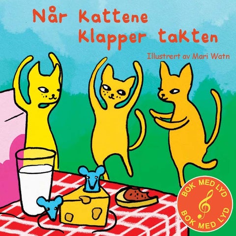 Når kattene klapper takten - bok med lyd