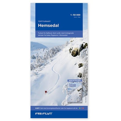 Hemsedal - toppturkart