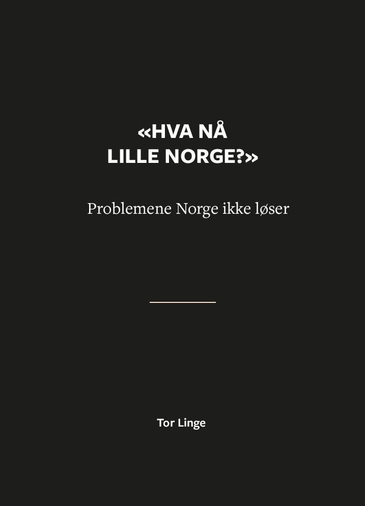 Hva nå lille Norge - problemene Norge ikke løser
