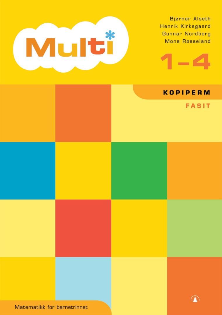 Multi 1-4 - kopiperm, fasit : matematikk for barnesteget
