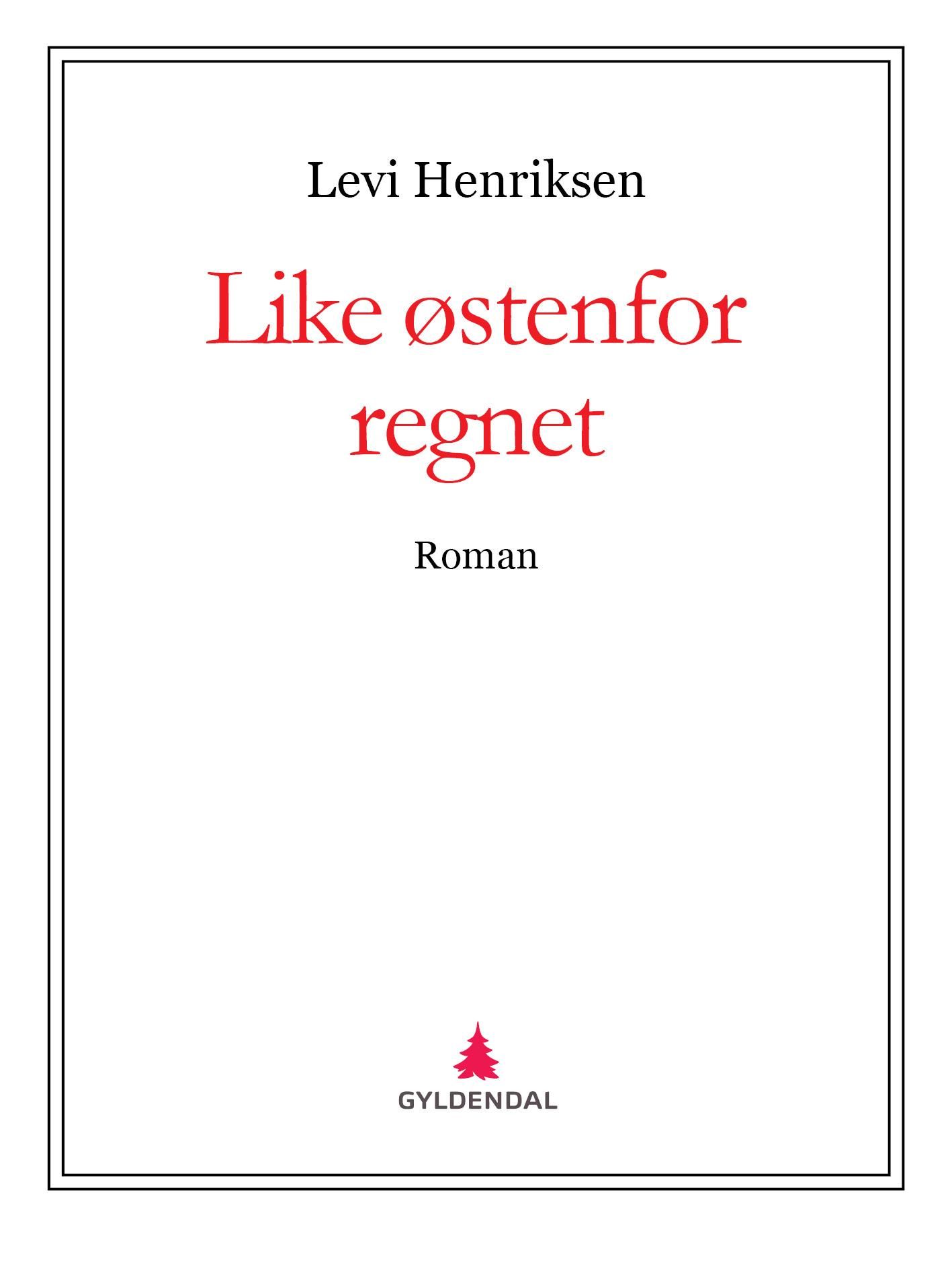 Like østenfor regnet - roman
