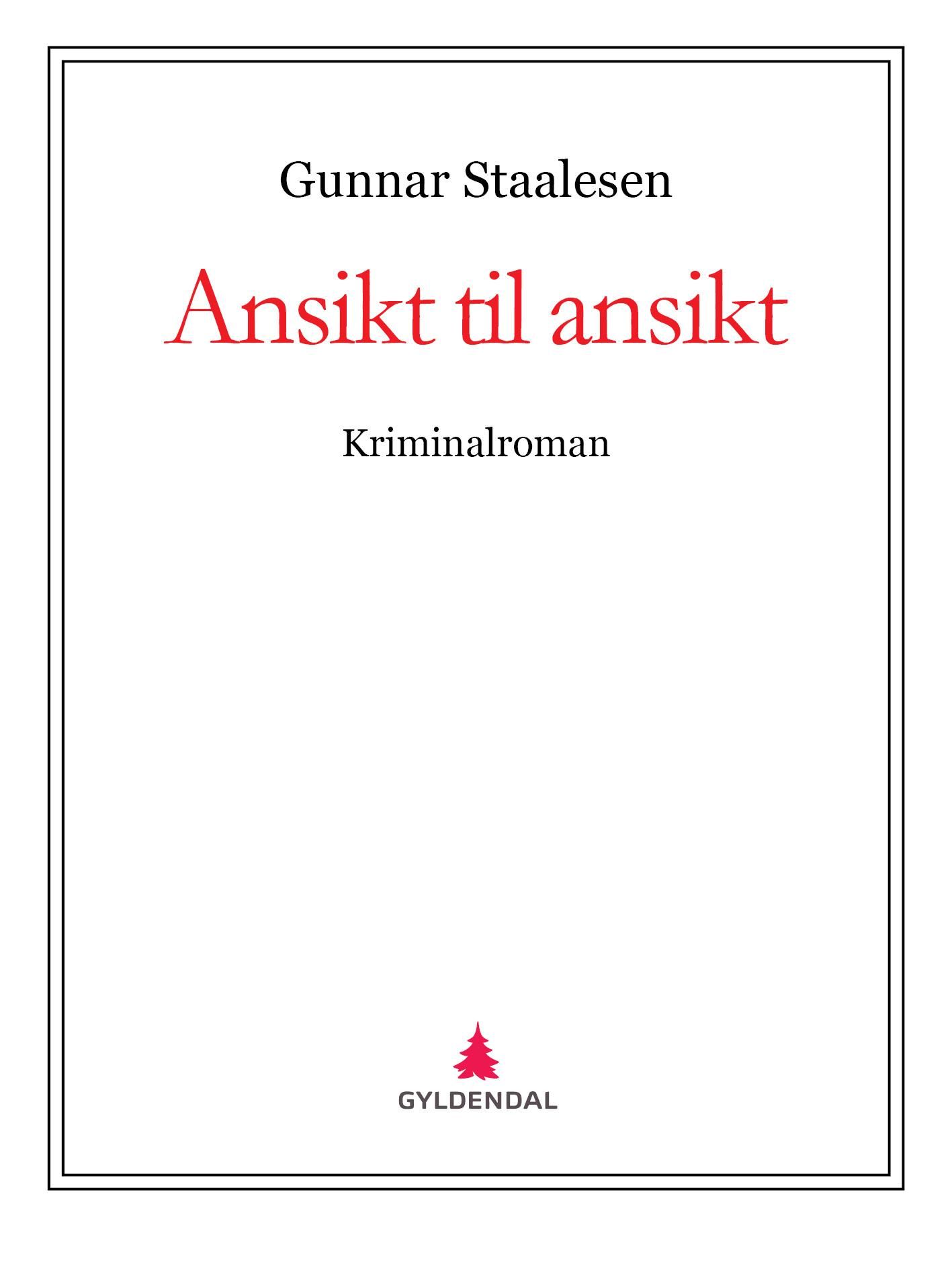 Ansikt til ansikt - kriminalroman
