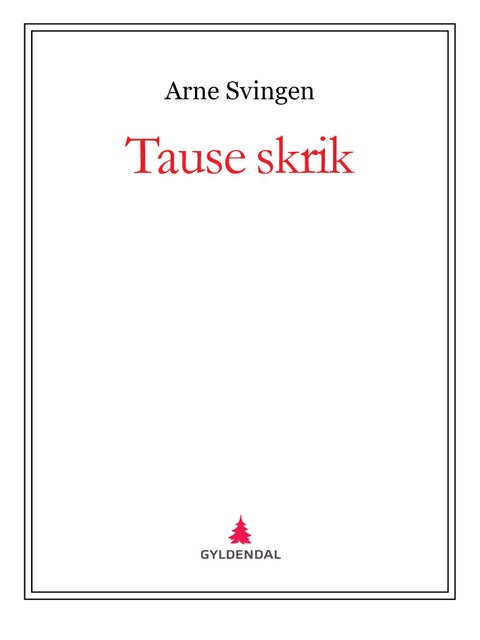 Tause skrik