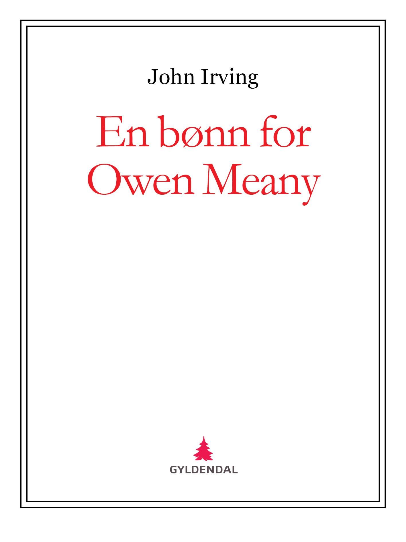 En bønn for Owen Meany