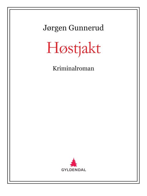 Høstjakt - kriminalroman