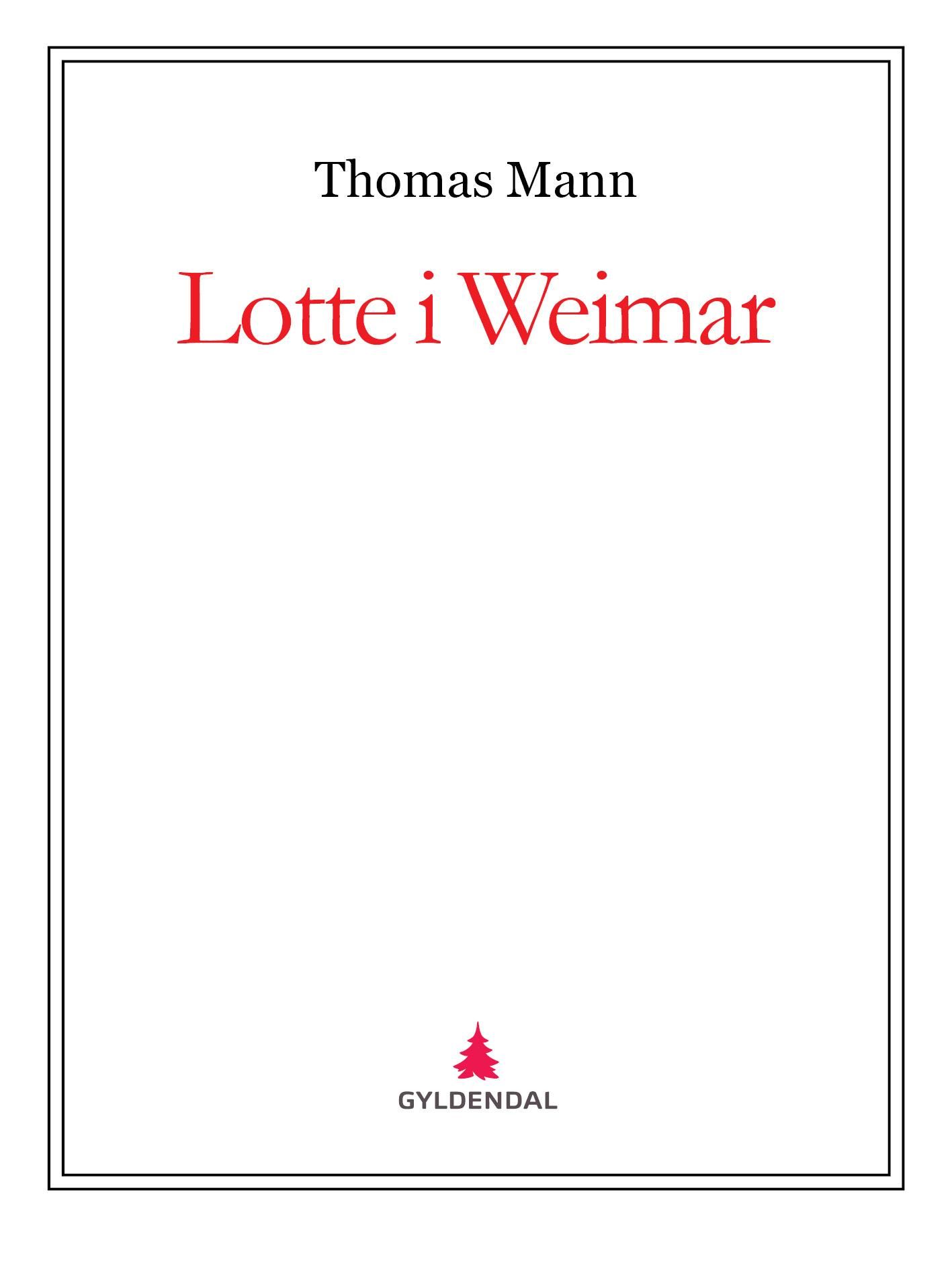 Lotte i Weimar
