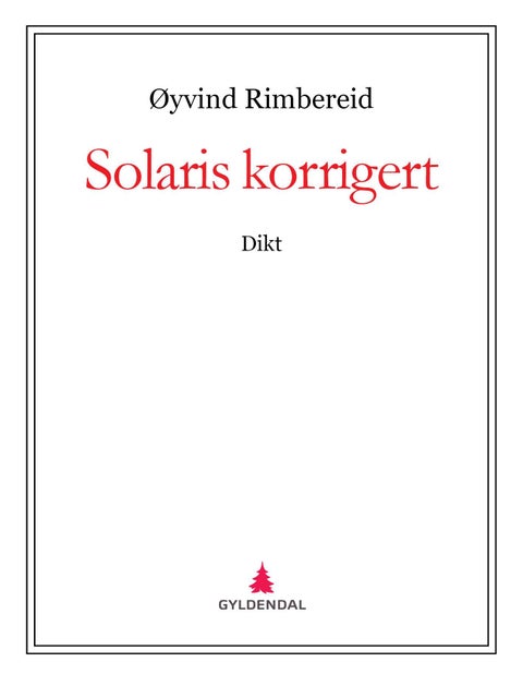 Solaris korrigert - dikt