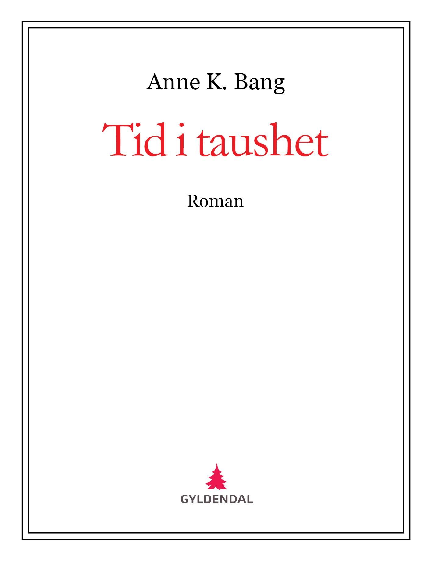 Tid i taushet - roman