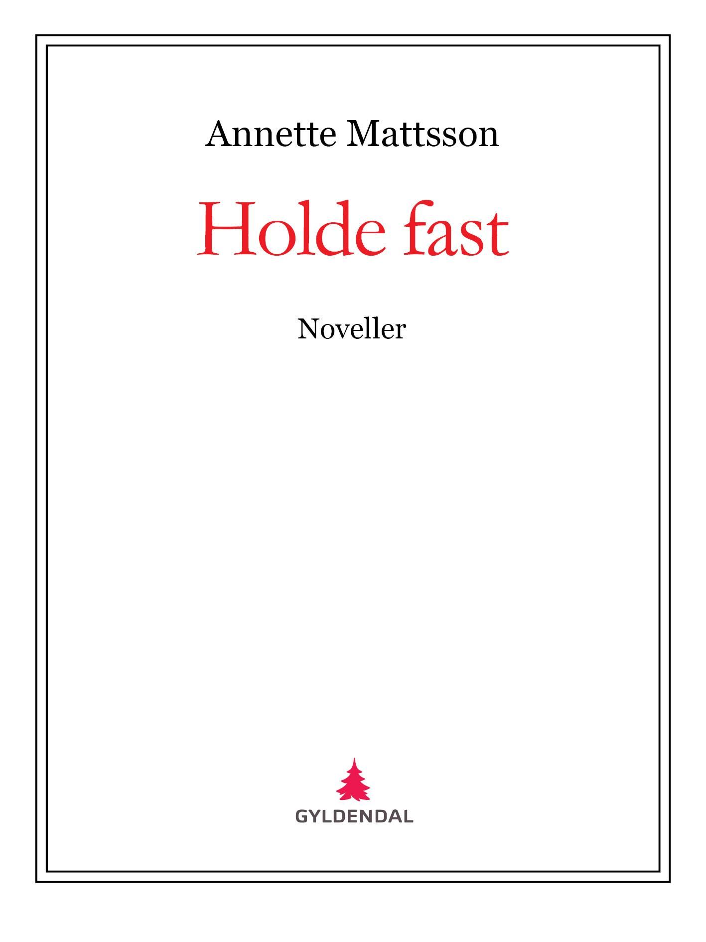 Holde fast - noveller