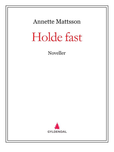 Holde fast - noveller