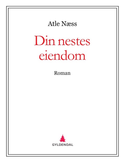 Din nestes eiendom - roman