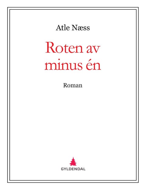Roten av minus én - roman