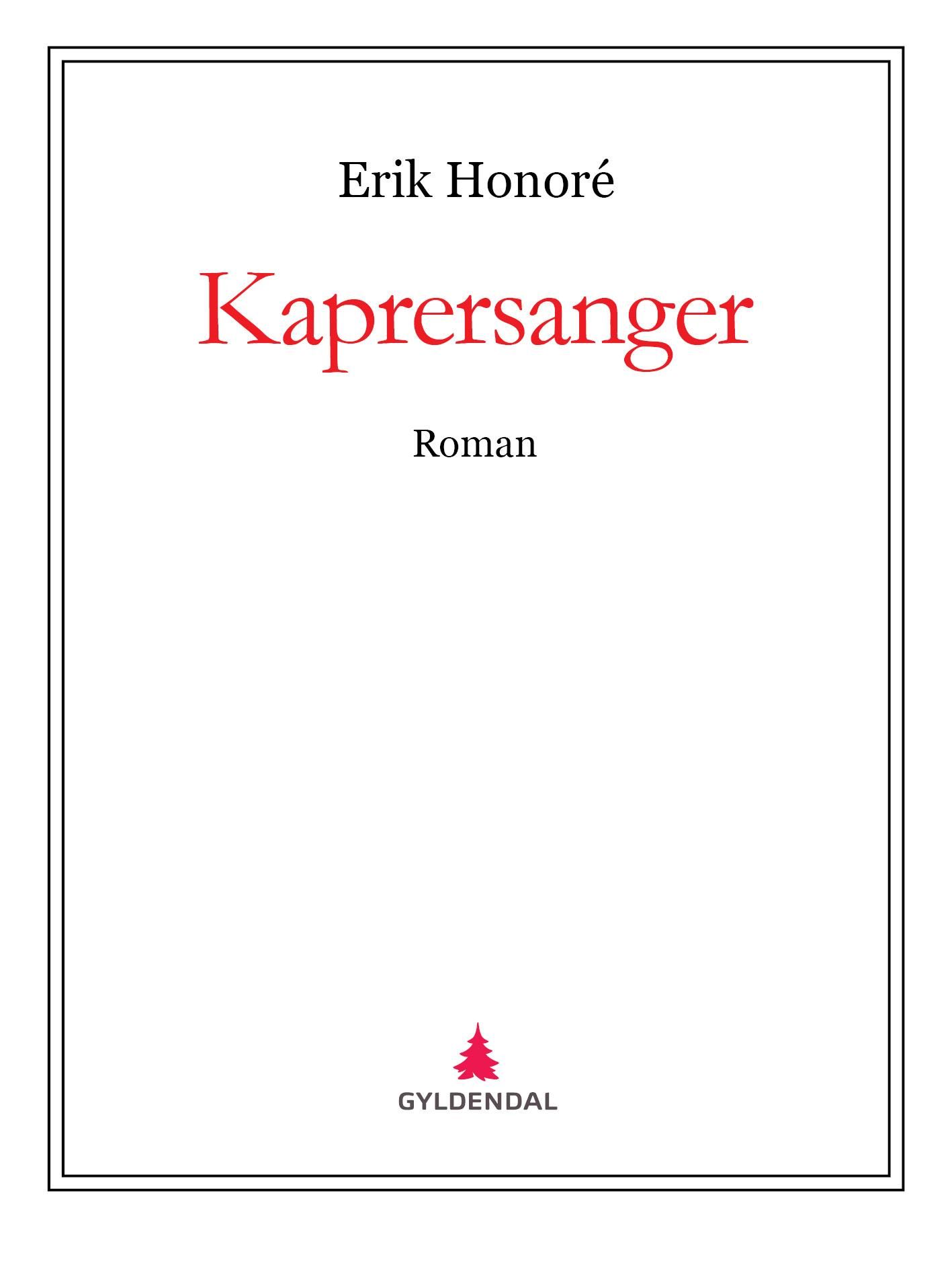 Kaprersanger - roman