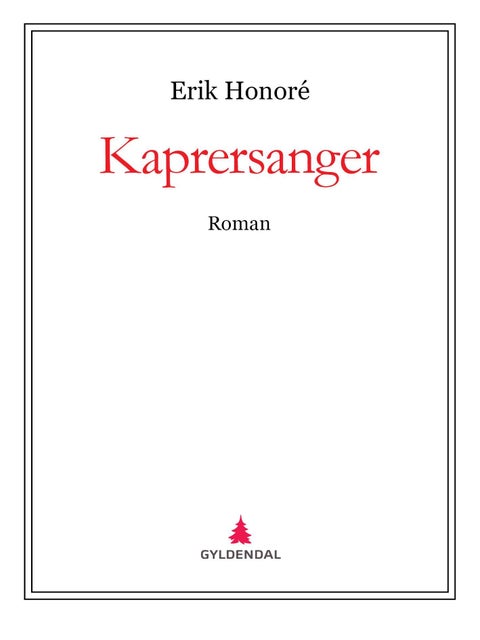 Kaprersanger - roman