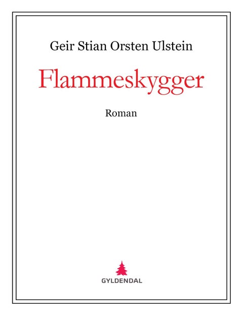 Flammeskygger - roman