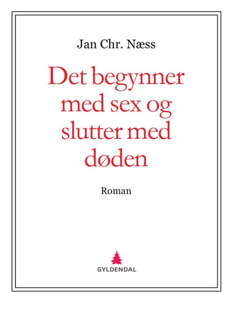 Det begynner med sex og slutter med døden - roman