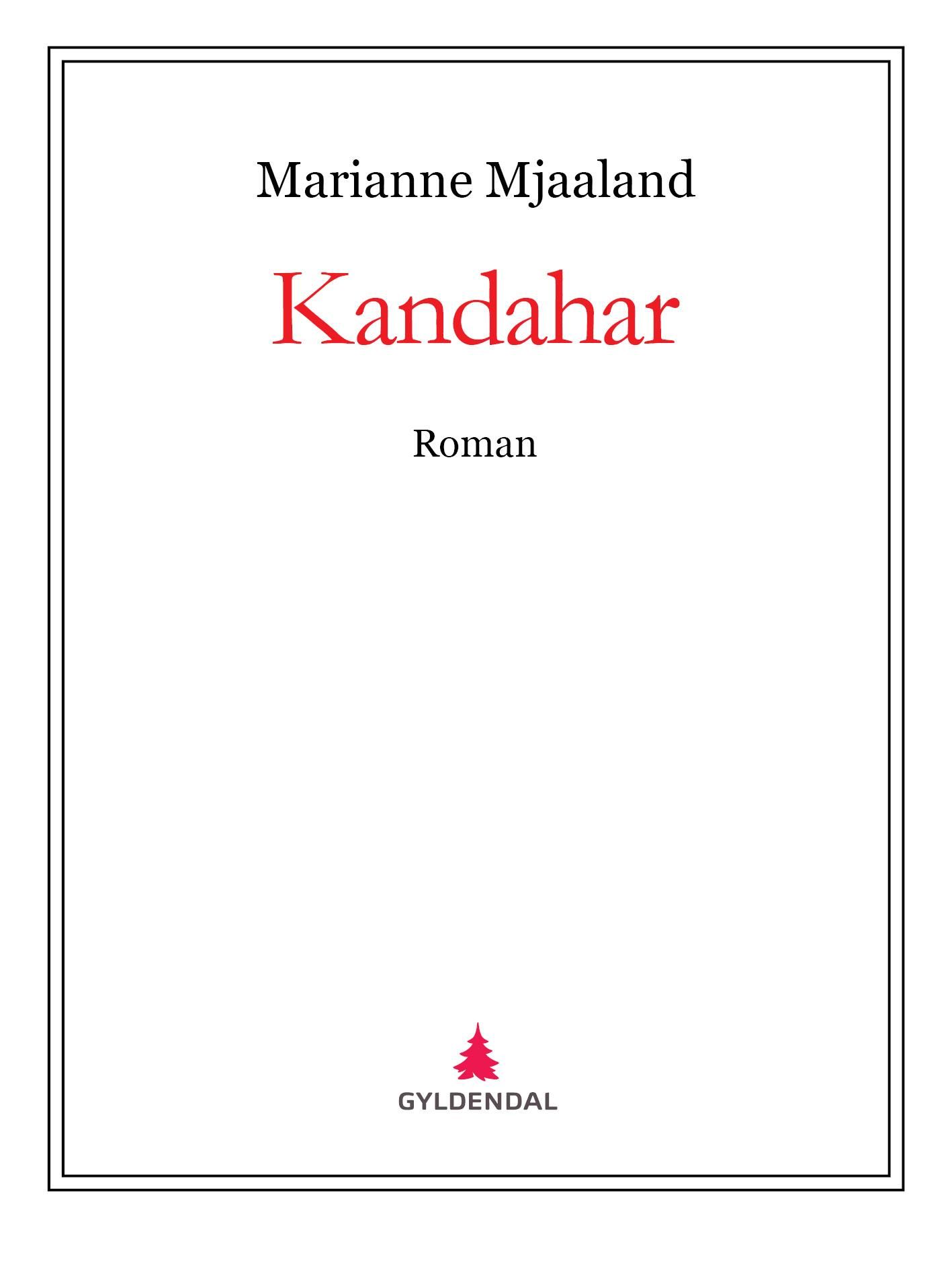 Kandahar - roman